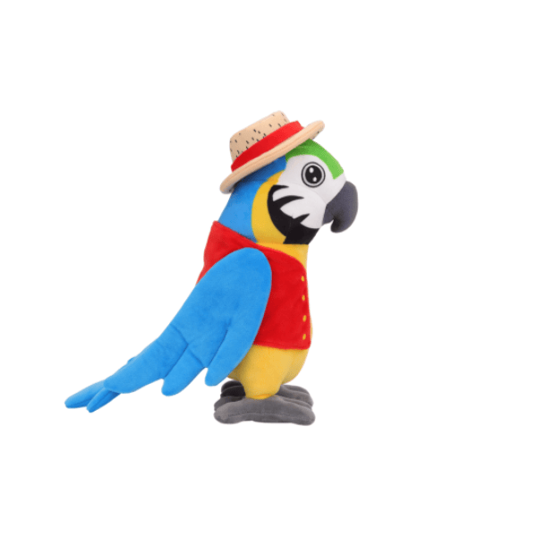 Straw Hat Parrots Plush